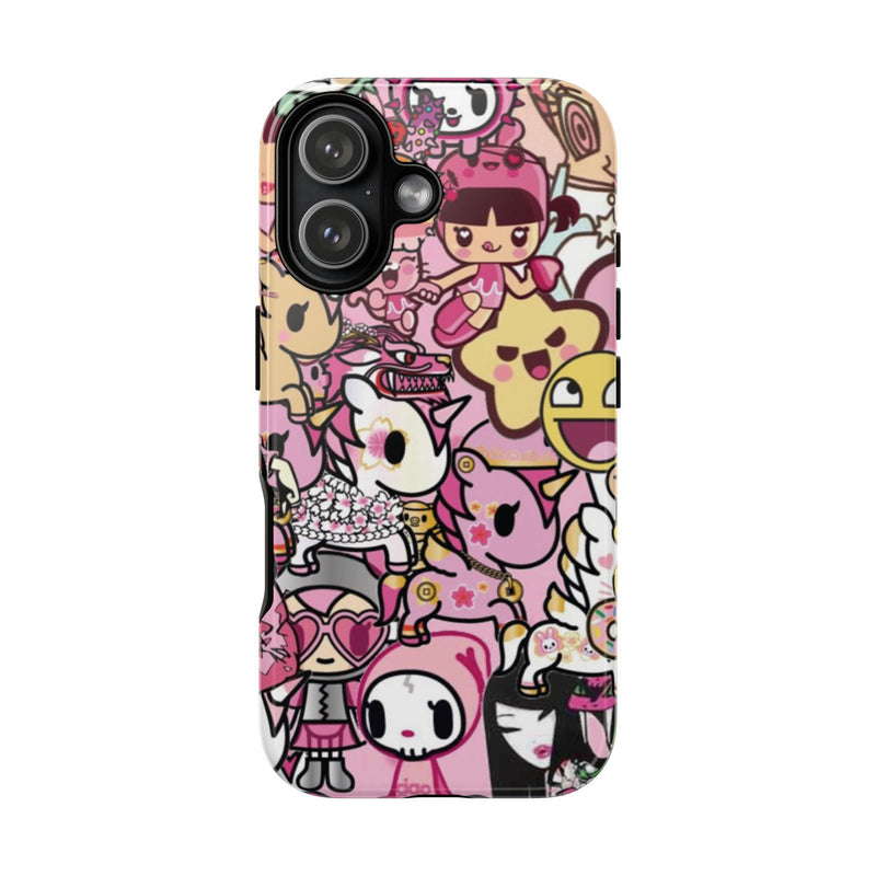 6 Style Chibi Characters Inspire custom Trendy Phone Case Collection for iPhone 17-11, Samsung S25-S21 - Senpai Wear