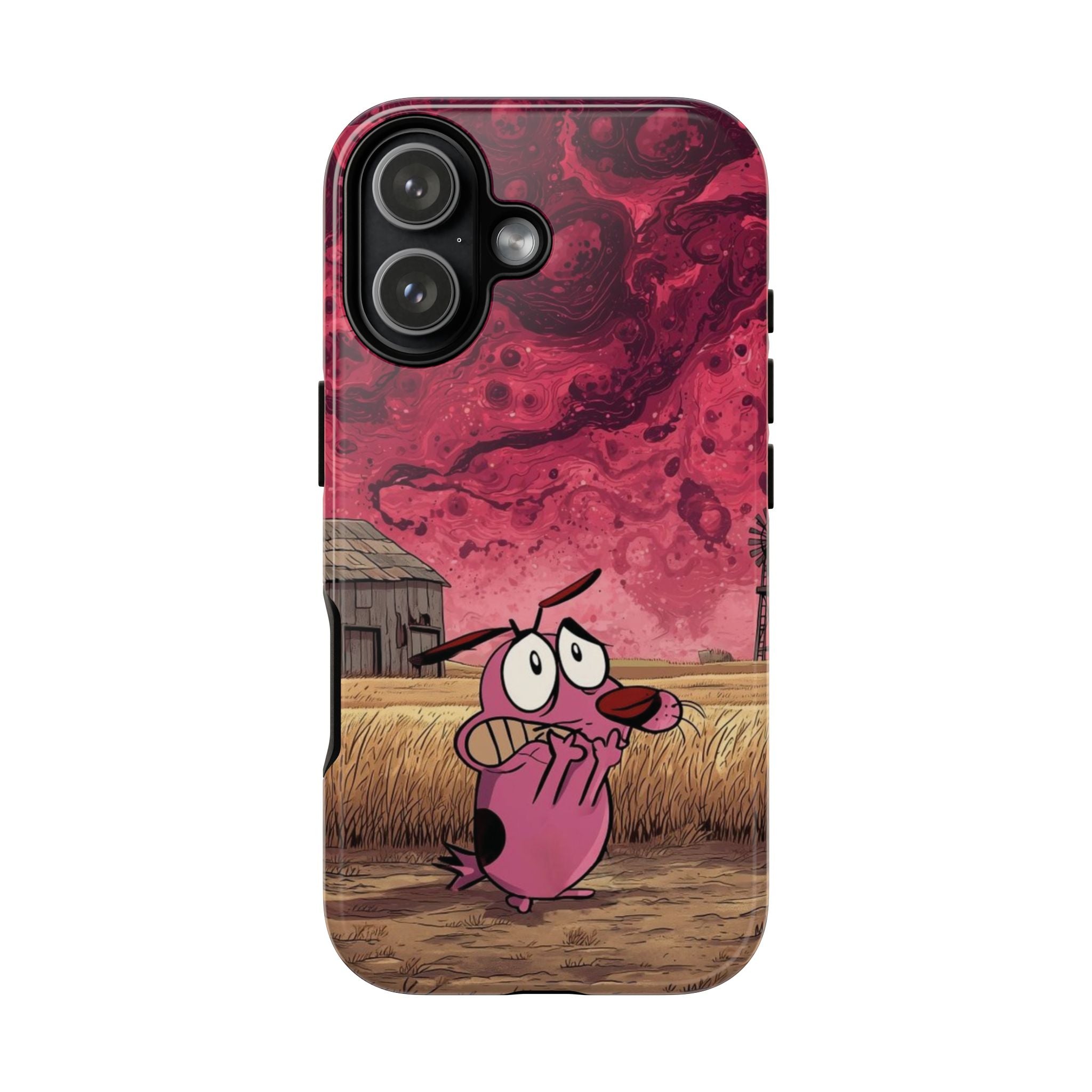 6 Style Courage the Cowardly Dog Inspire custom Trendy Phone Case Collection for iPhone 17-11, Samsung S25-S21 - Senpai Wear