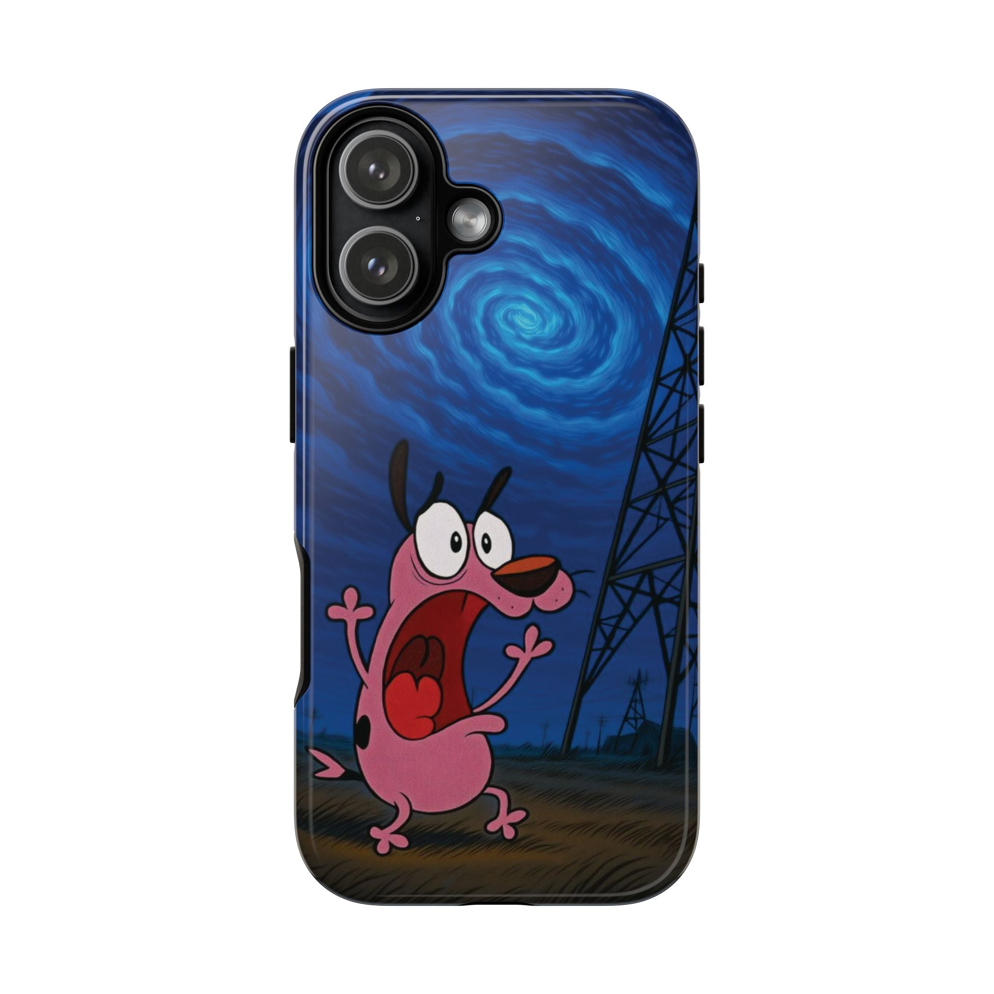 6 Style Courage the Cowardly Dog Inspire custom Trendy Phone Case Collection for iPhone 17-11, Samsung S25-S21 - Senpai Wear
