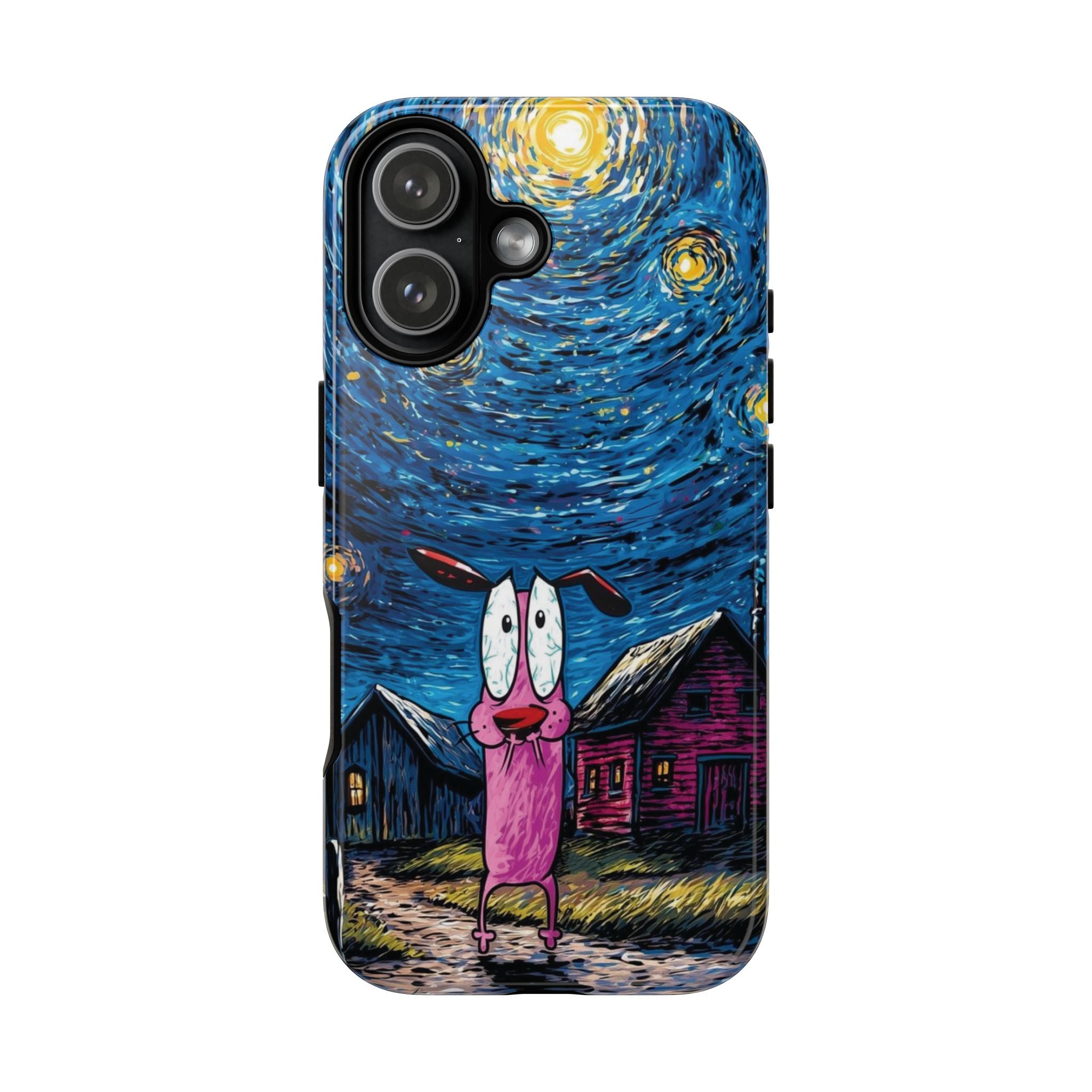 6 Style Courage the Cowardly Dog Inspire custom Trendy Phone Case Collection for iPhone 17-11, Samsung S25-S21 - Senpai Wear
