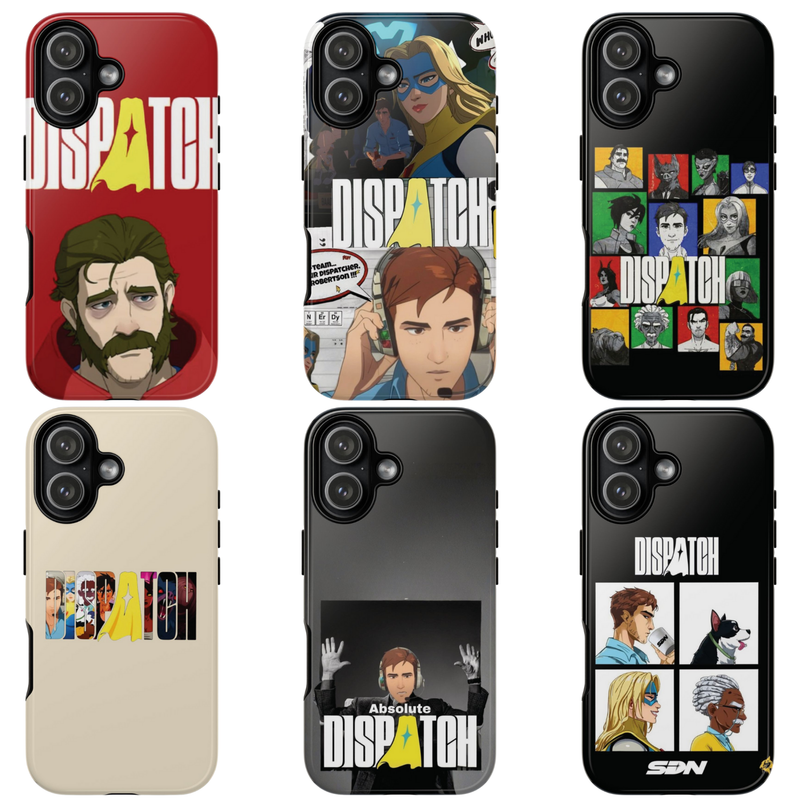 6 Style Dispatch Characters Inspire custom Trendy Phone Case Collection for iPhone 17-11, Samsung S25-S21 - Senpai Wear