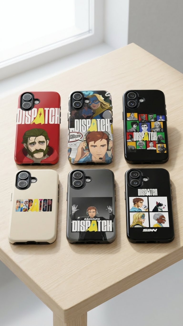 6 Style Dispatch Characters Inspire custom Trendy Phone Case Collection for iPhone 17-11, Samsung S25-S21 - Senpai Wear