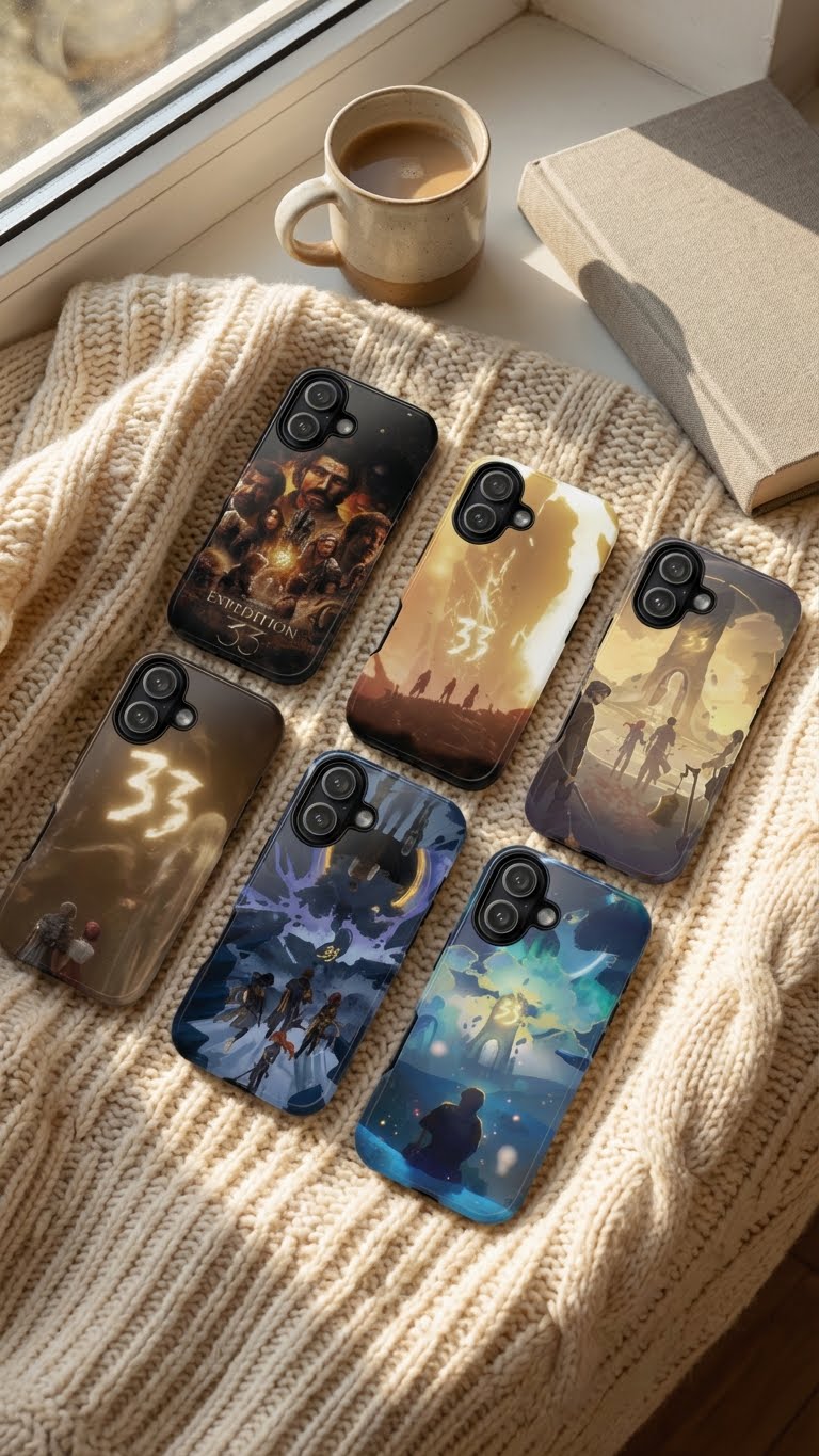 6 Style Expedition 33 Team Inspire custom Trendy Phone Case Collection for iPhone 17-11, Samsung S25-S21 - Senpai Wear
