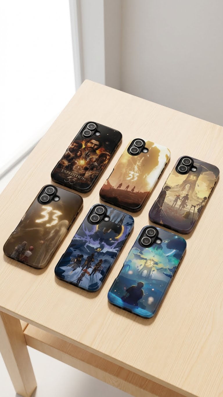 6 Style Expedition 33 Team Inspire custom Trendy Phone Case Collection for iPhone 17-11, Samsung S25-S21 - Senpai Wear