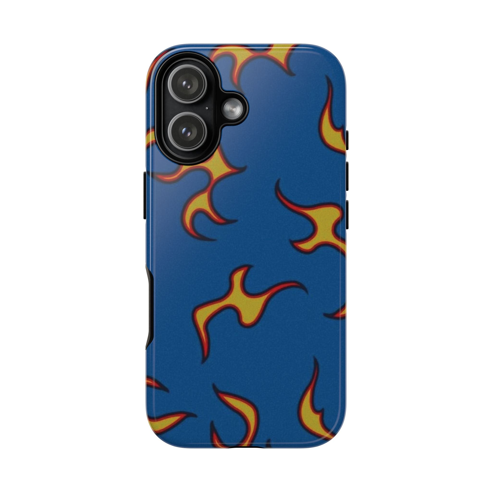 6 Style Flame Pattern Inspire custom Trendy Phone Case Collection for iPhone 17-11, Samsung S25-S21 - Senpai Wear