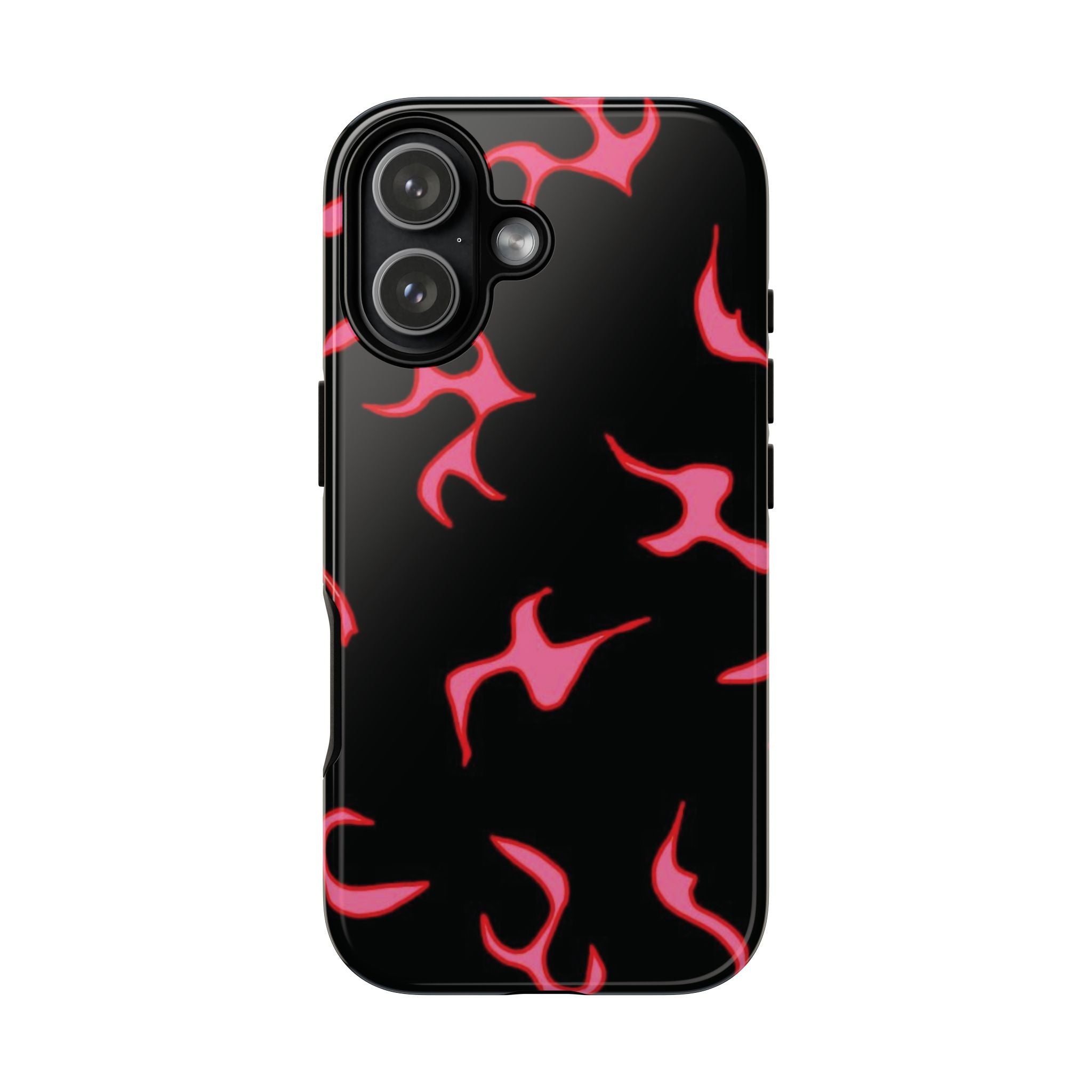 6 Style Flame Pattern Inspire custom Trendy Phone Case Collection for iPhone 17-11, Samsung S25-S21 - Senpai Wear