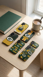 6 Style Green Bay Packers Football Player NFL Inspire custom Sport Phone Case Collection for iPhone 17-11, Samsung S25-S21 - Senpai Wear