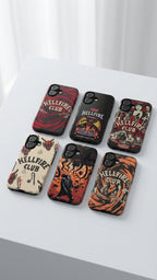 6 Style Hellfire Club Stranger Things Inspire custom Trendy Phone Case Collection for iPhone 17-11, Samsung S25-S21 - Senpai Wear