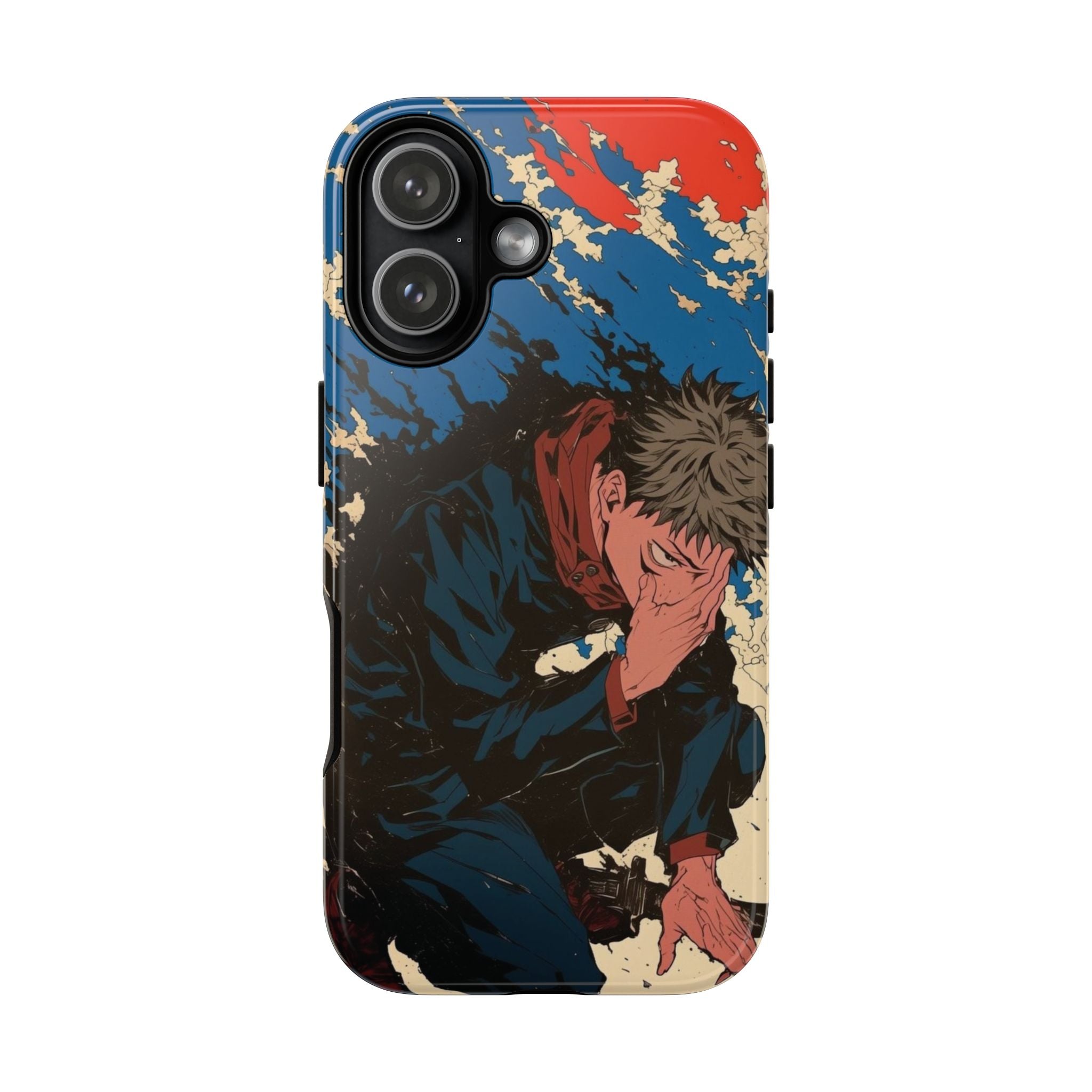 6 Style Itadori Yuji Jujutsu Kaisen Inspire custom Anime Phone Case Collection for iPhone 17-11, Samsung S25-S21 - Senpai Wear