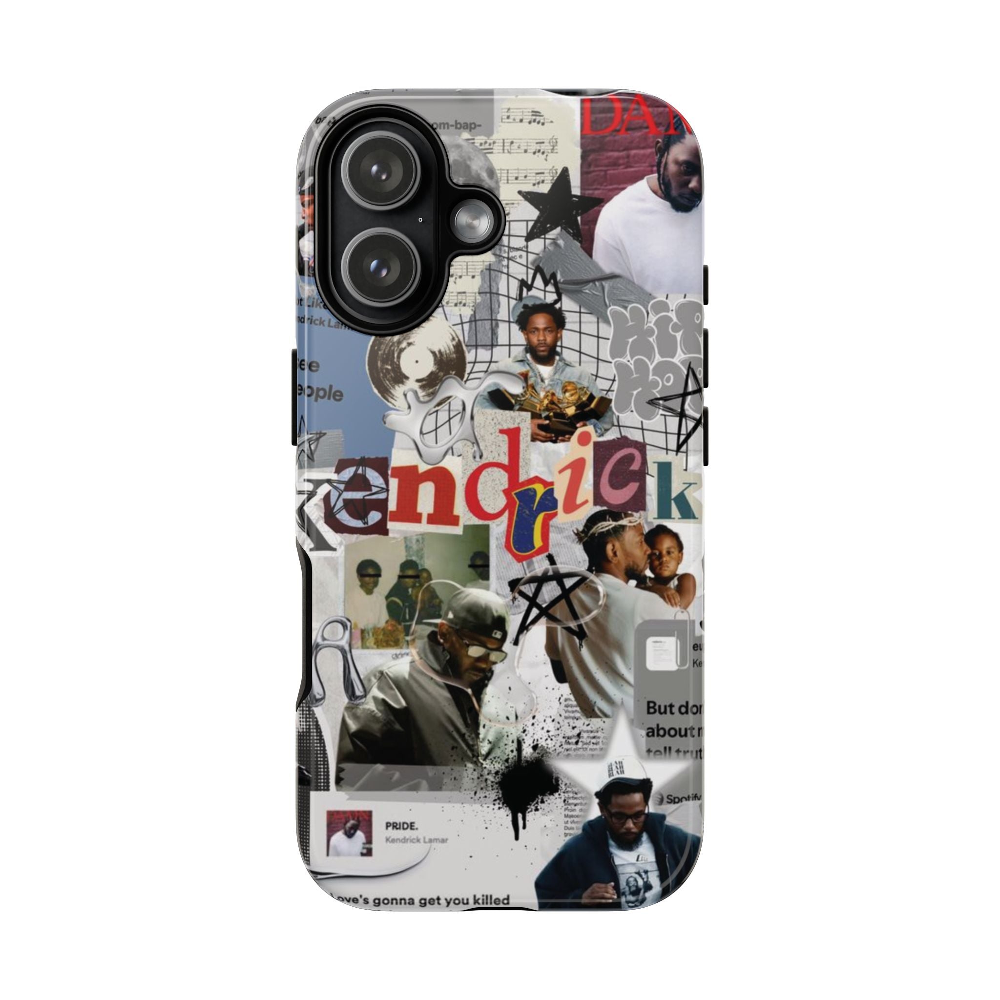 6 Style Kendrick Lamar Inspire Artist Phone Case Collection for iPhone 17-11, Samsung S25-S21 - Senpai Wear