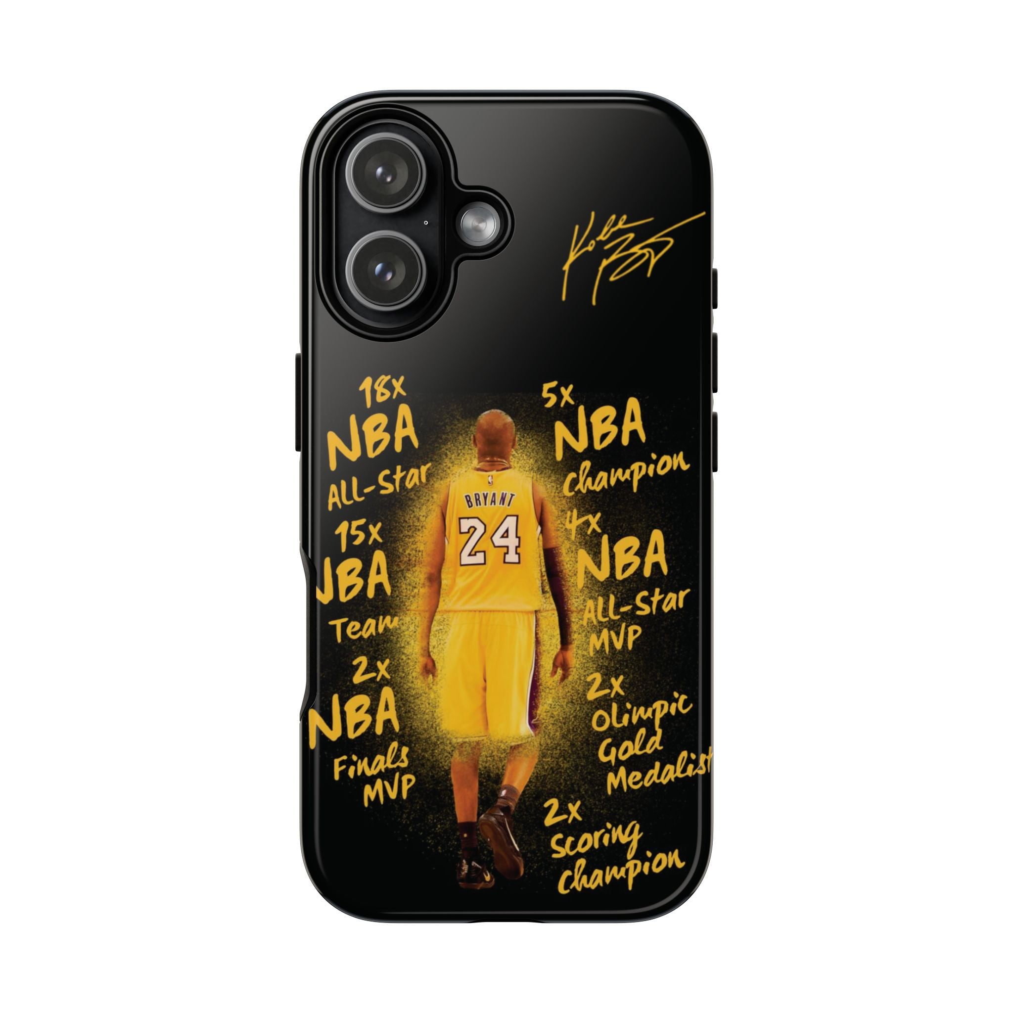 6 Style Kobe Bryant Basketball Player NBA Inspire custom Sport Phone Case Collection for iPhone 17-11, Samsung S25-S21 - Senpai Wear