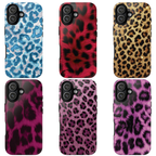 6 Style Leopard Print Inspire custom Trendy Phone Case Collection for iPhone 17-11, Samsung S25-S21 - Senpai Wear