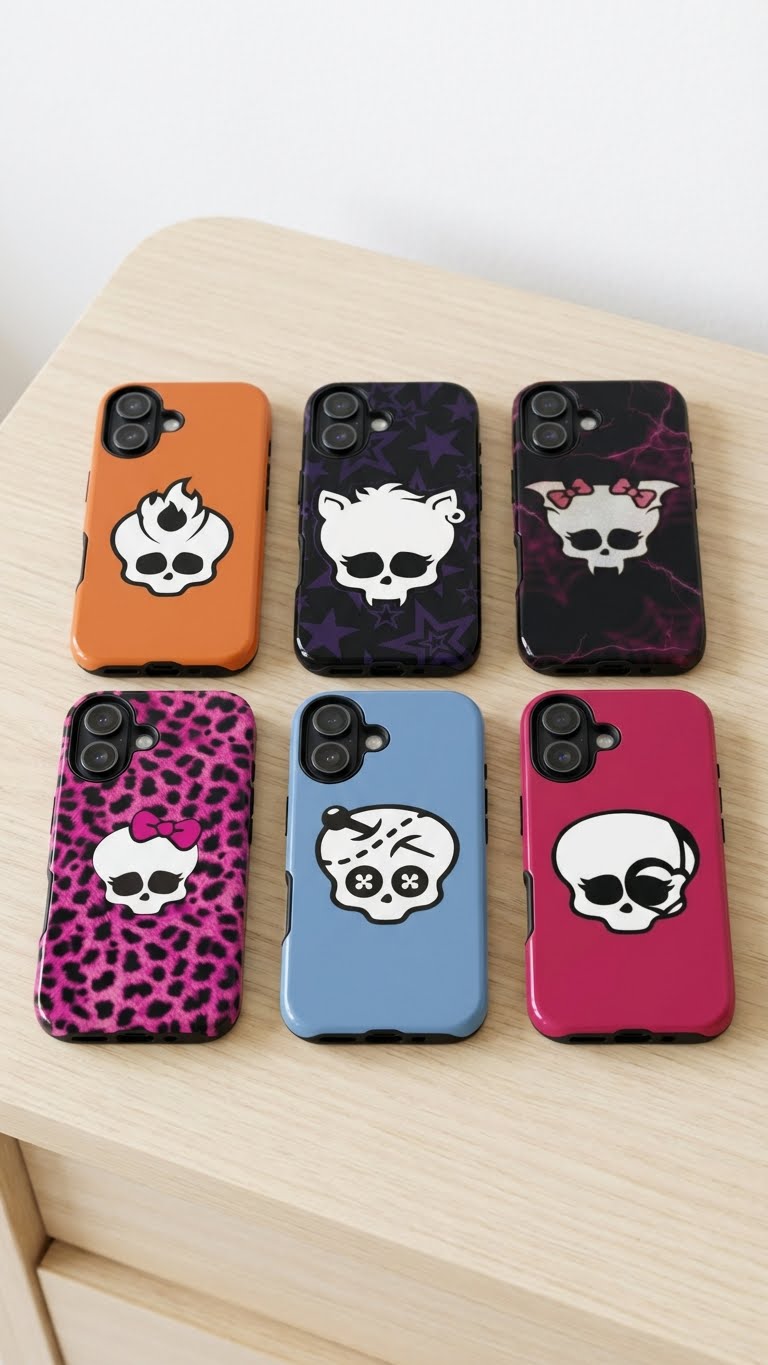 6 Style Monster High Icon Inspire custom Trendy Phone Case Collection for iPhone 17-11, Samsung S25-S21 - Senpai Wear