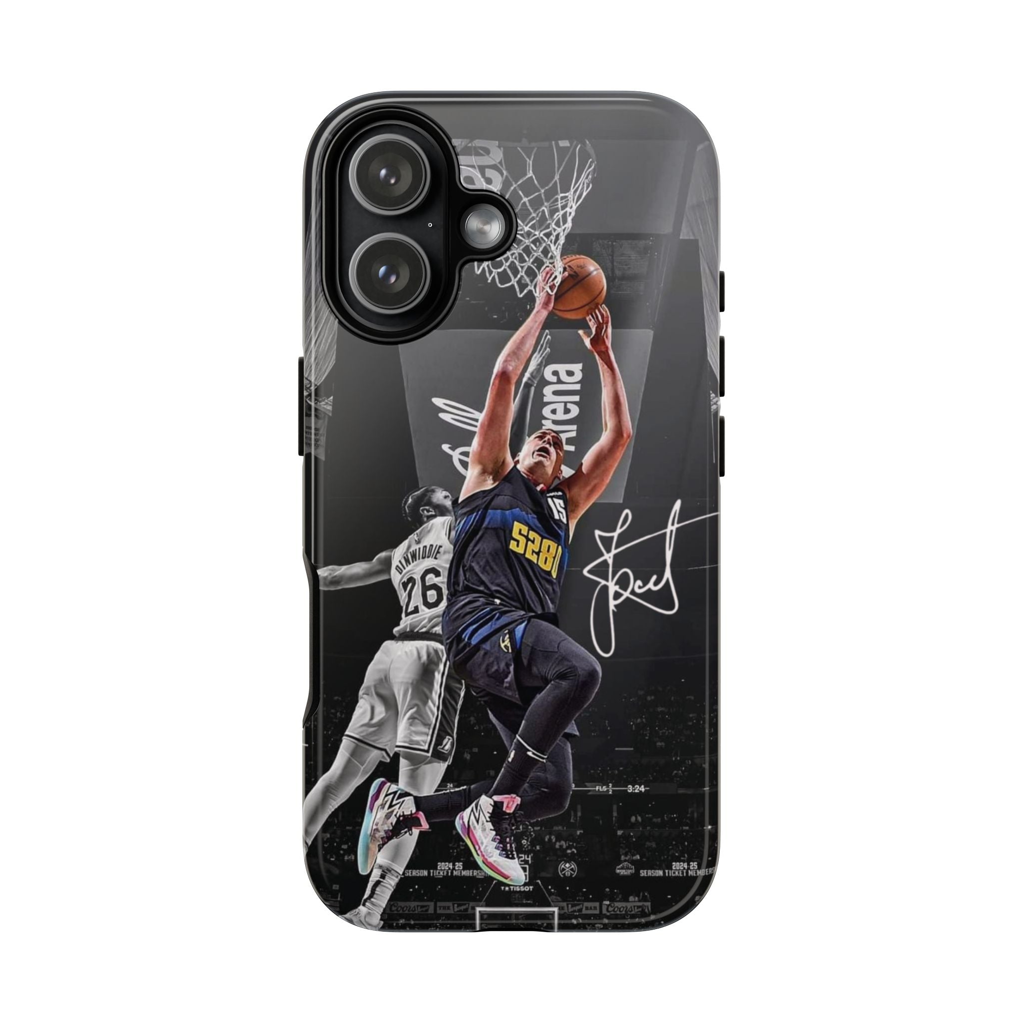 6 Style Nikola Jokic Basketball Player NBA Inspire custom Sport Phone Case Collection for iPhone 17-11, Samsung S25-S21 - Senpai Wear