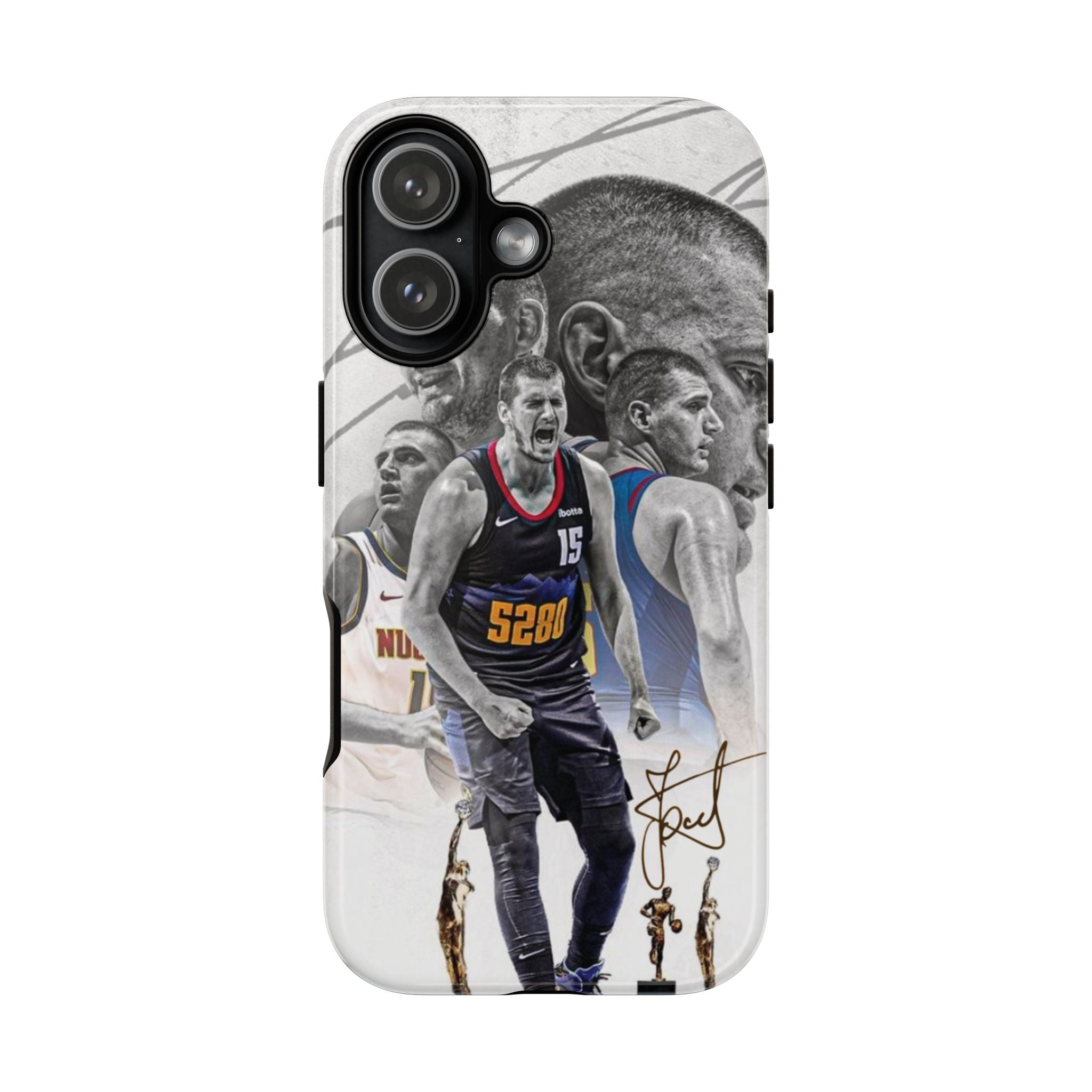 6 Style Nikola Jokic Basketball Player NBA Inspire custom Sport Phone Case Collection for iPhone 17-11, Samsung S25-S21 - Senpai Wear