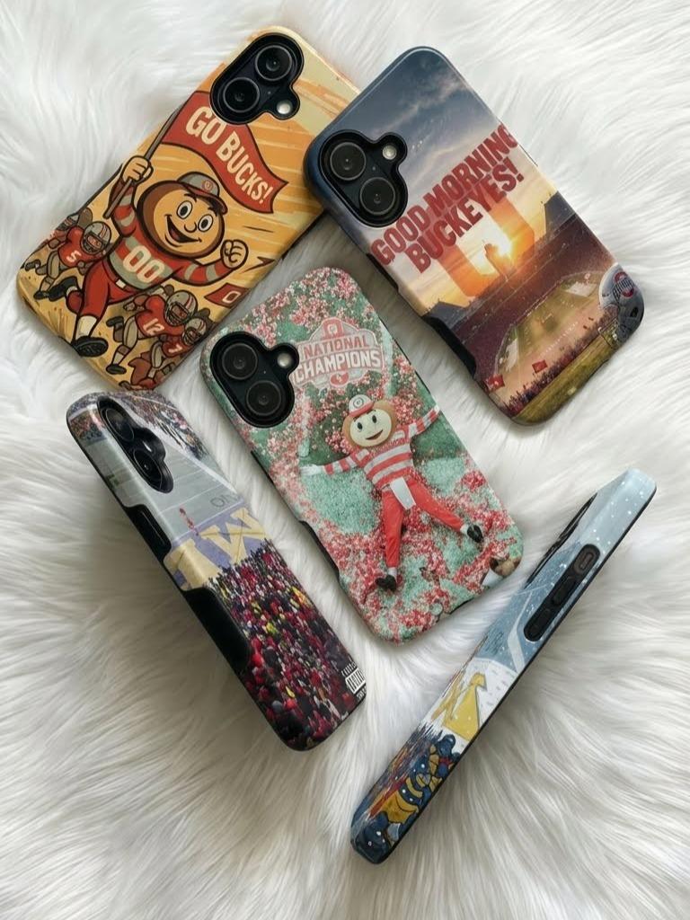 6 Style Ohio State Buckeyes Football Team Inspire custom Sport Phone Case Collection for iPhone 17-11, Samsung S25-S21 - Senpai Wear