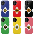 6 Style Power Rangers Inspire custom Trendy Phone Case Collection for iPhone 17-11, Samsung S25-S21 - Senpai Wear