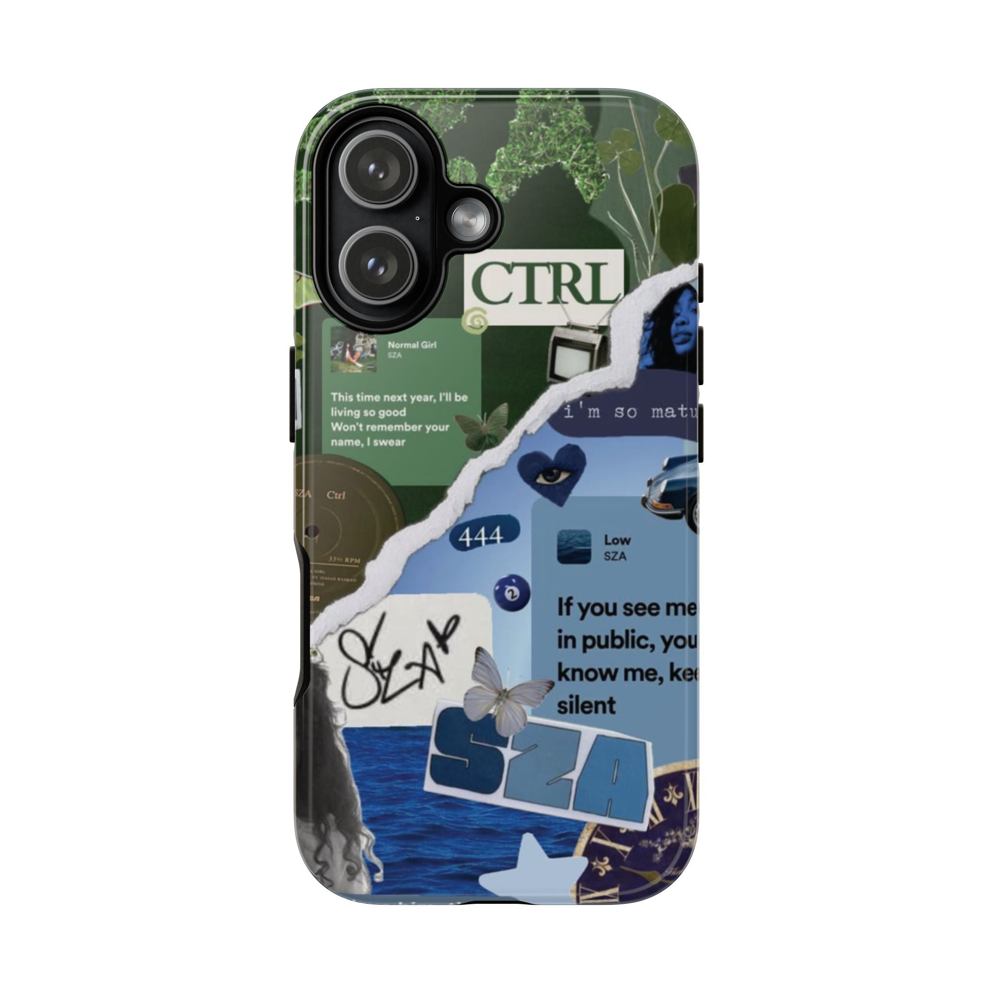 6 Style SZA Inspire Artist Phone Case Collection for iPhone 17-11, Samsung S25-S21 - Senpai Wear