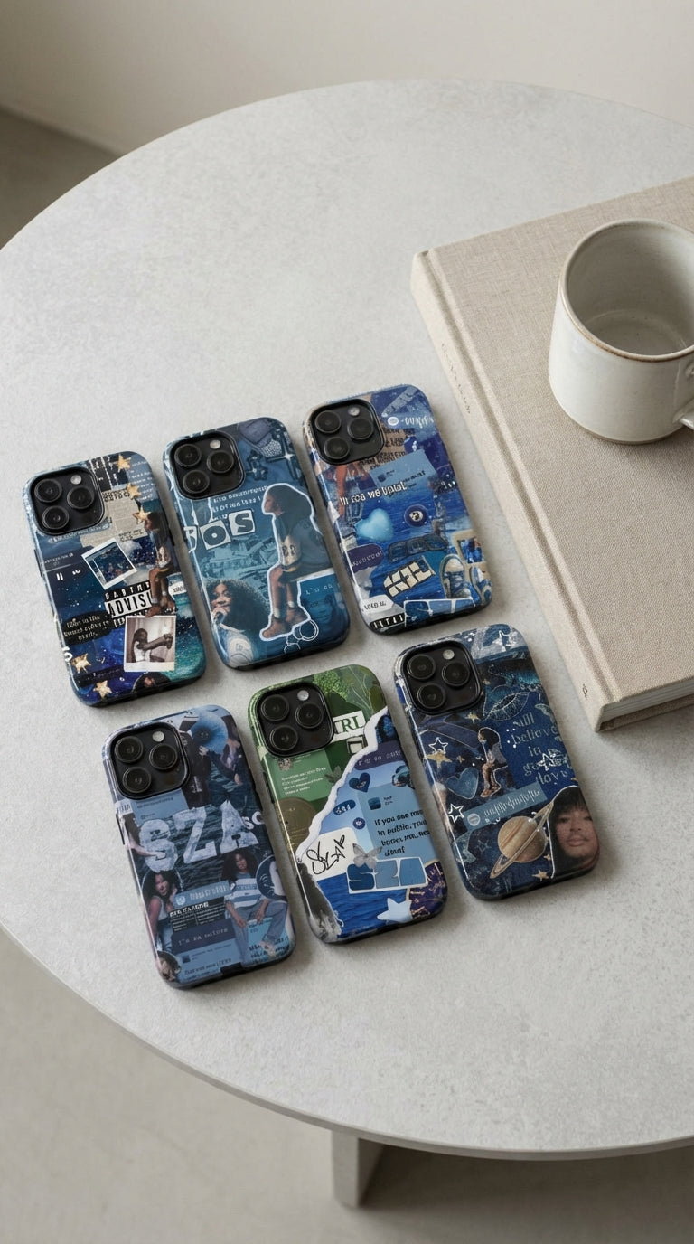 6 Style SZA Inspire Artist Phone Case Collection for iPhone 17-11, Samsung S25-S21 - Senpai Wear