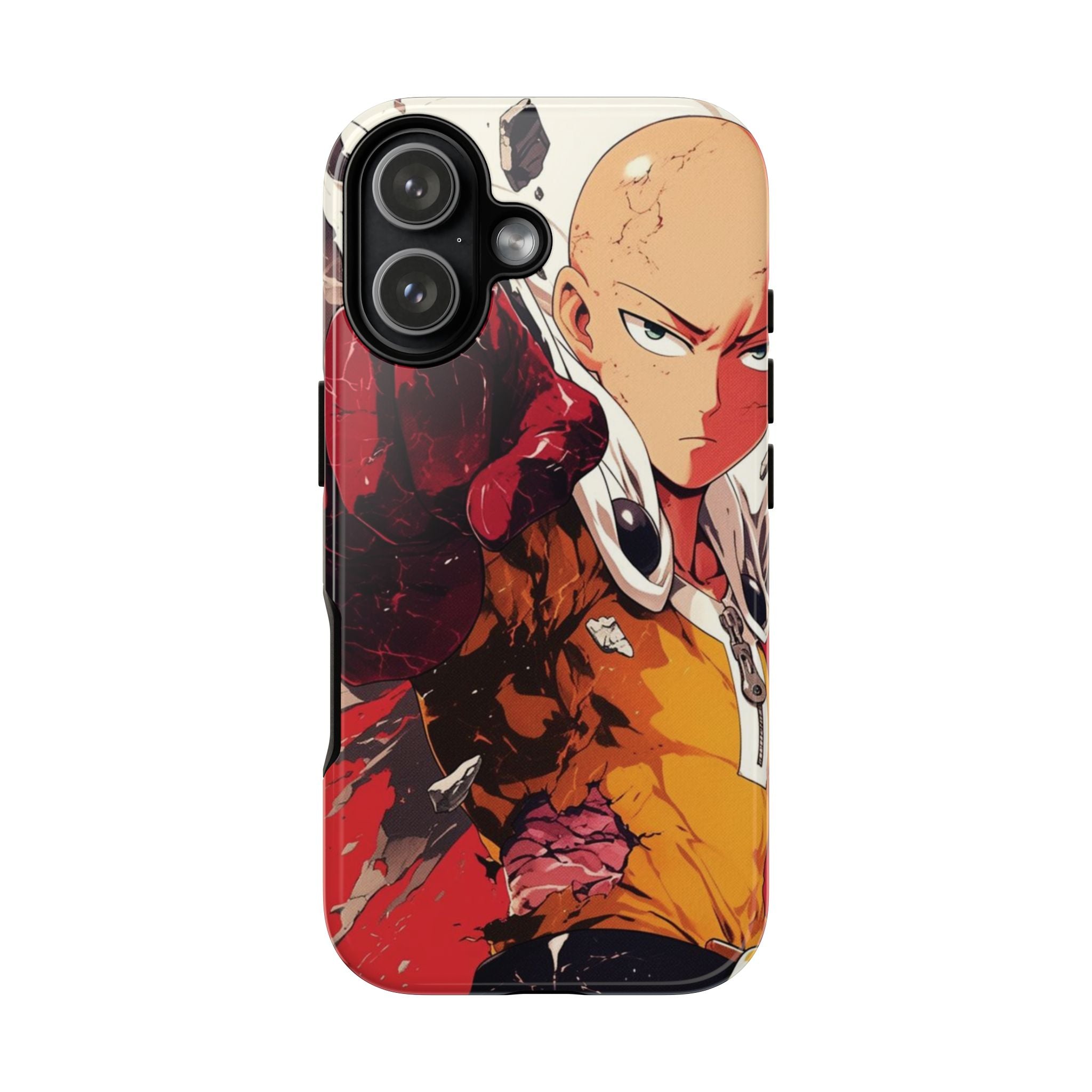 6 Style Saitama One Punch Man Inspire custom Anime Phone Case Collection for iPhone 17-11, Samsung S25-S21 - Senpai Wear