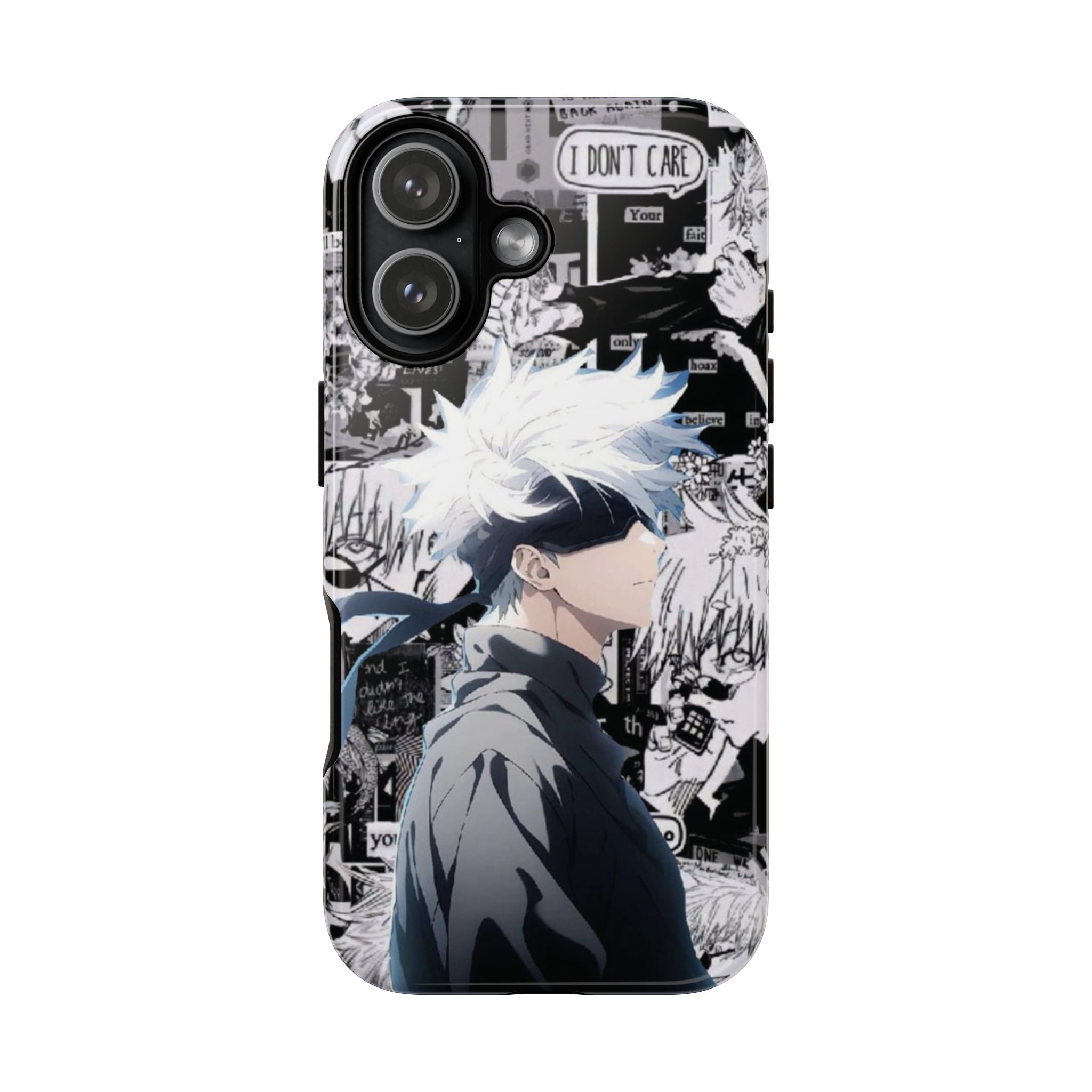 6 Style  Satoru Gojo Jujutsu Kaisen Inspire custom Anime Phone Case Collection for iPhone 17-11, Samsung S25-S21 - Senpai Wear