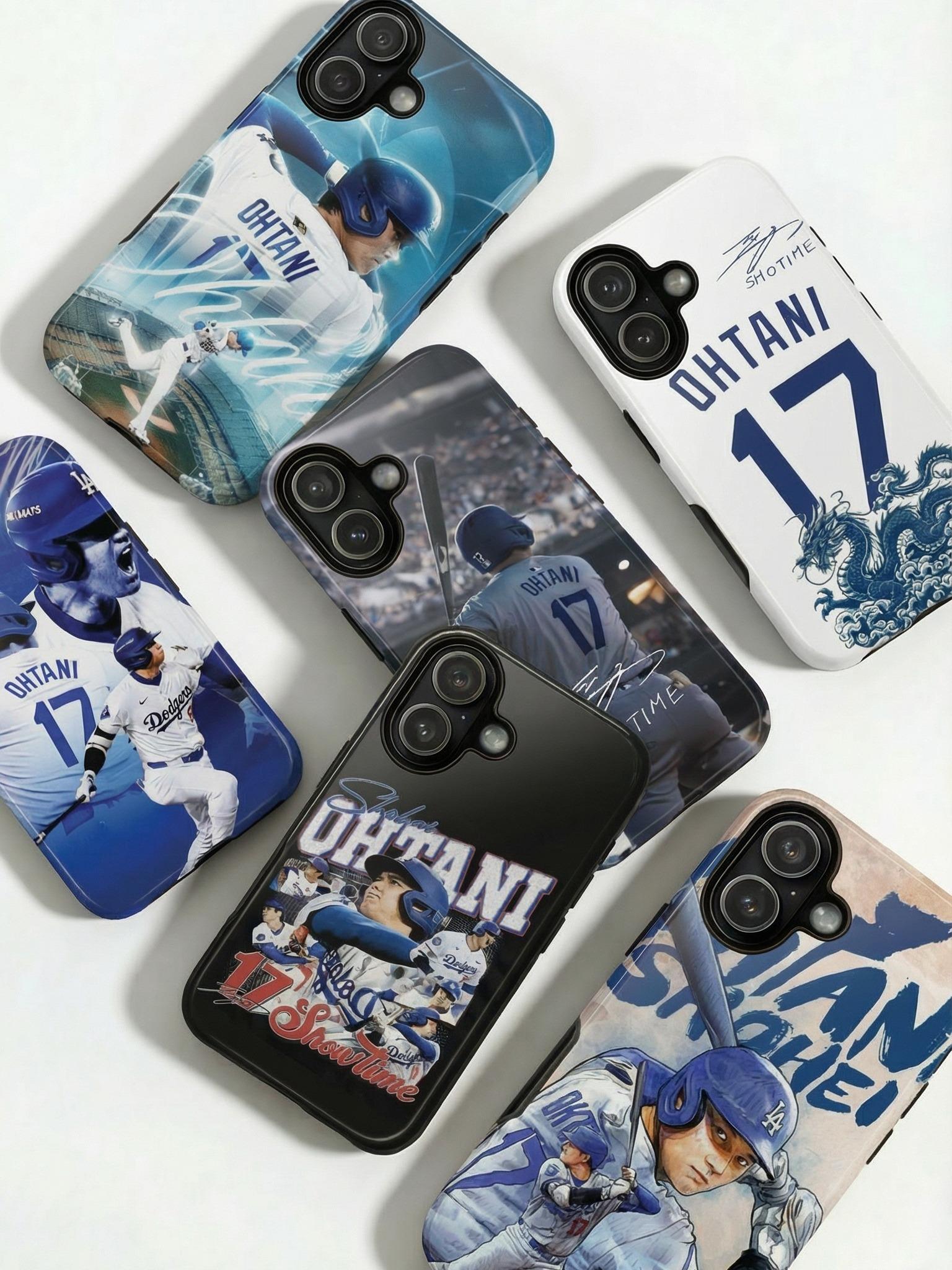 6 Style Shohei Ohtani Baseball Player MLB Inspire custom Sport Phone Case Collection for iPhone 17-11, Samsung S25-S21 - Senpai Wear