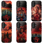 6 Style Stranger Things Characters Inspire custom Trendy Phone Case Collection for iPhone 17-11, Samsung S25-S21 - Senpai Wear