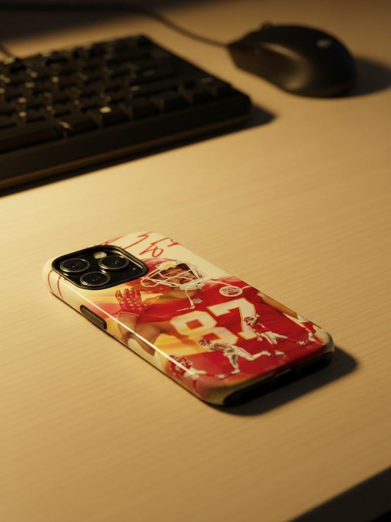 6 Style Travis Kelce Football Player Kansas City Chiefs Inspire custom Sport Phone Case Collection for iPhone 17-11, Samsung S25-S21 - Senpai Wear