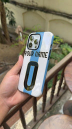 Custom Personal Back Number Jersey Argentina 2024 Soccer Team Inspire custom Sport Phone Case Collection for iPhone 17-11, Samsung S25-S21