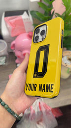 Custom Personal Back Number Jersey Borussia Dortmund 2025/2026 Soccer Team Inspire custom Sport Phone Case Collection for iPhone 17-11, Samsung S25-S21