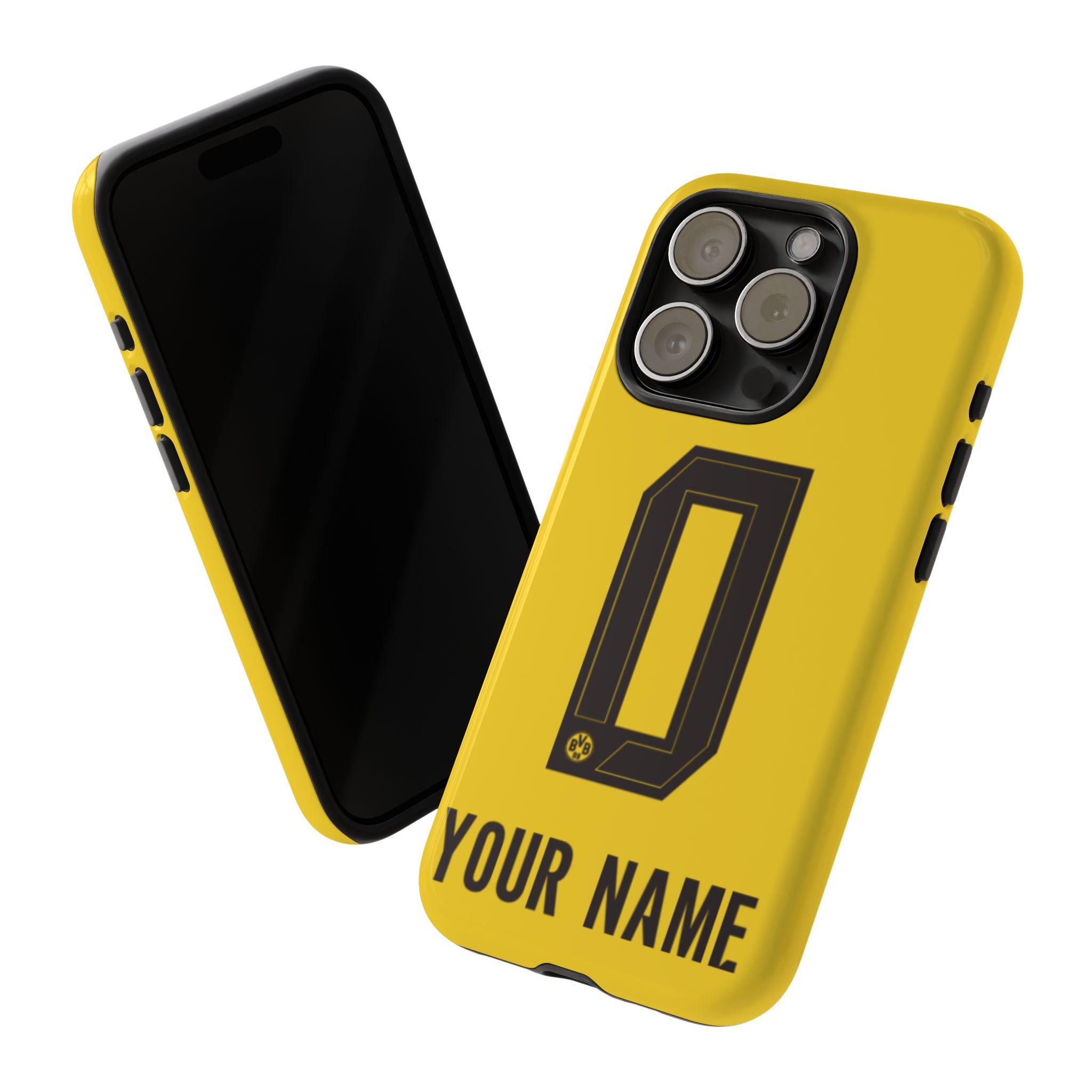 Custom Personal Back Number Jersey Borussia Dortmund 2025/2026 Soccer Team Inspire custom Sport Phone Case Collection for iPhone 17-11, Samsung S25-S21