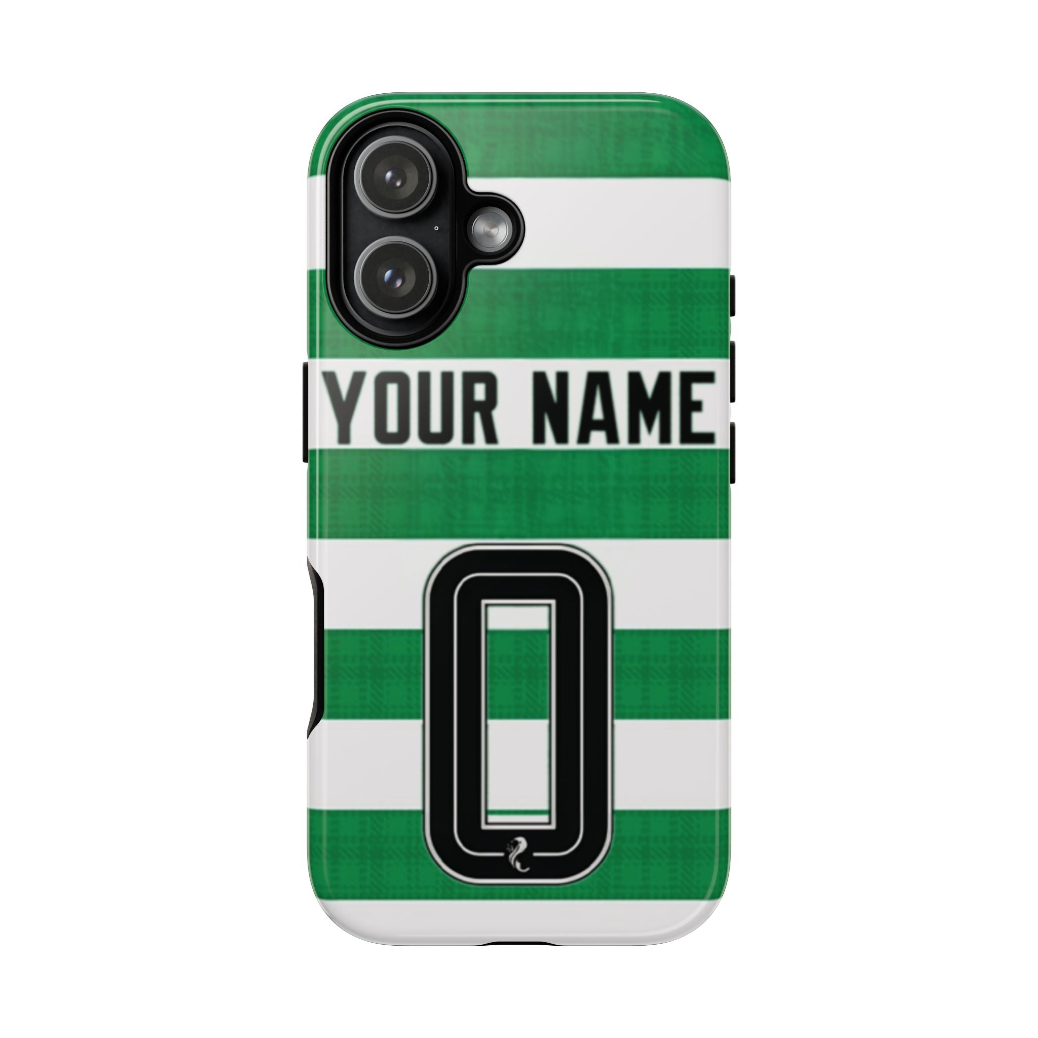 Custom Personal Back Number Jersey Celtic FC 2025/2026 Soccer Team Inspire custom Sport Phone Case Collection for iPhone 17-11, Samsung S25-S21