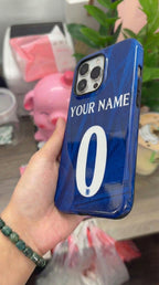 Custom Personal Back Number Jersey Chelsea 2025/2026 Cup Soccer Team Inspire custom Sport Phone Case Collection for iPhone 17-11, Samsung S25-S21