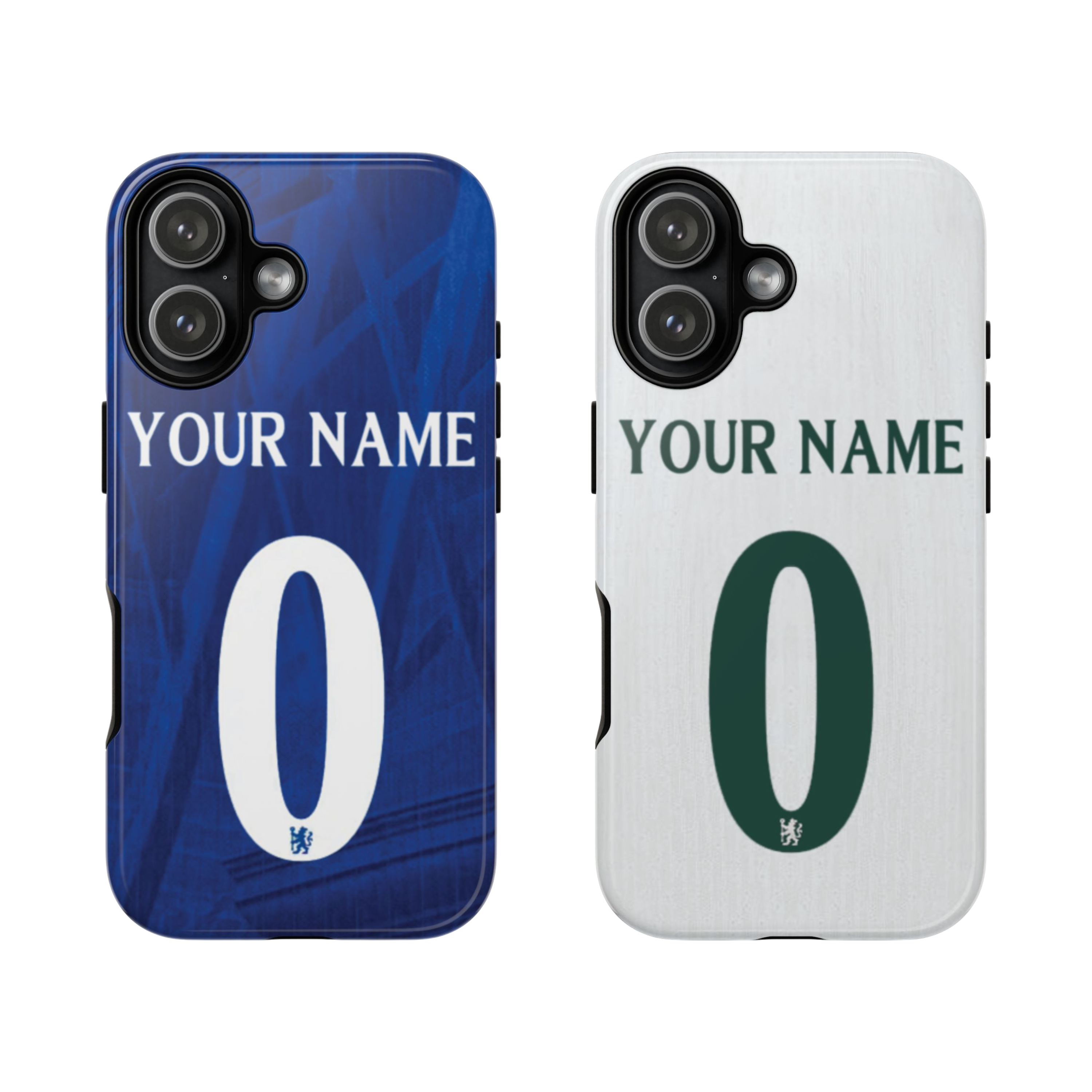 Custom Personal Back Number Jersey Chelsea 2025/2026 Cup Soccer Team Inspire custom Sport Phone Case Collection for iPhone 17-11, Samsung S25-S21