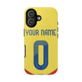 Custom Personal Back Number Jersey Colombia 2024  Soccer Team Inspire custom Sport Phone Case Collection for iPhone 17-11, Samsung S25-S21