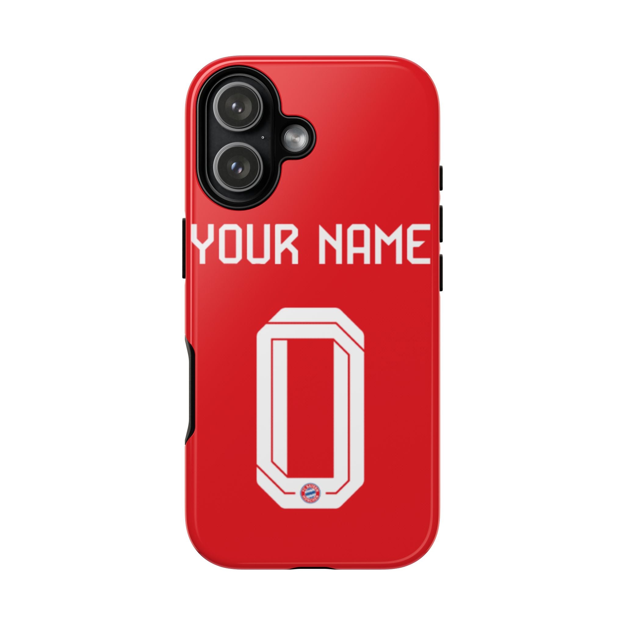 Custom Personal Back Number Jersey FC Bayern Munchen 2025/2026 Cup Soccer Team Inspire custom Sport Phone Case Collection for iPhone 17-11, Samsung S25-S21