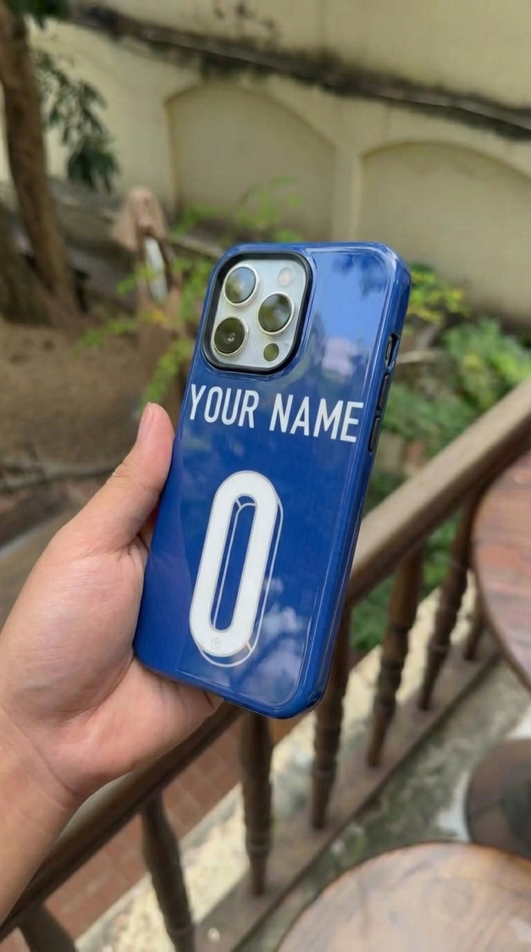 Custom Personal Back Number Jersey  France 2024 Soccer Team Inspire custom Sport Phone Case Collection for iPhone 17-11, Samsung S25-S21