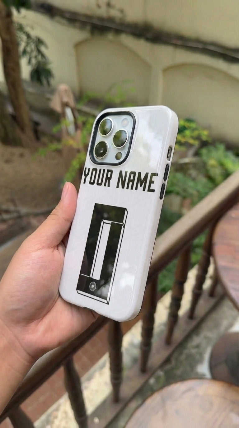 Custom Personal Back Number Jersey Germany 125th Anniversary Soccer Team Inspire custom Sport Phone Case Collection for iPhone 17-11, Samsung S25-S21