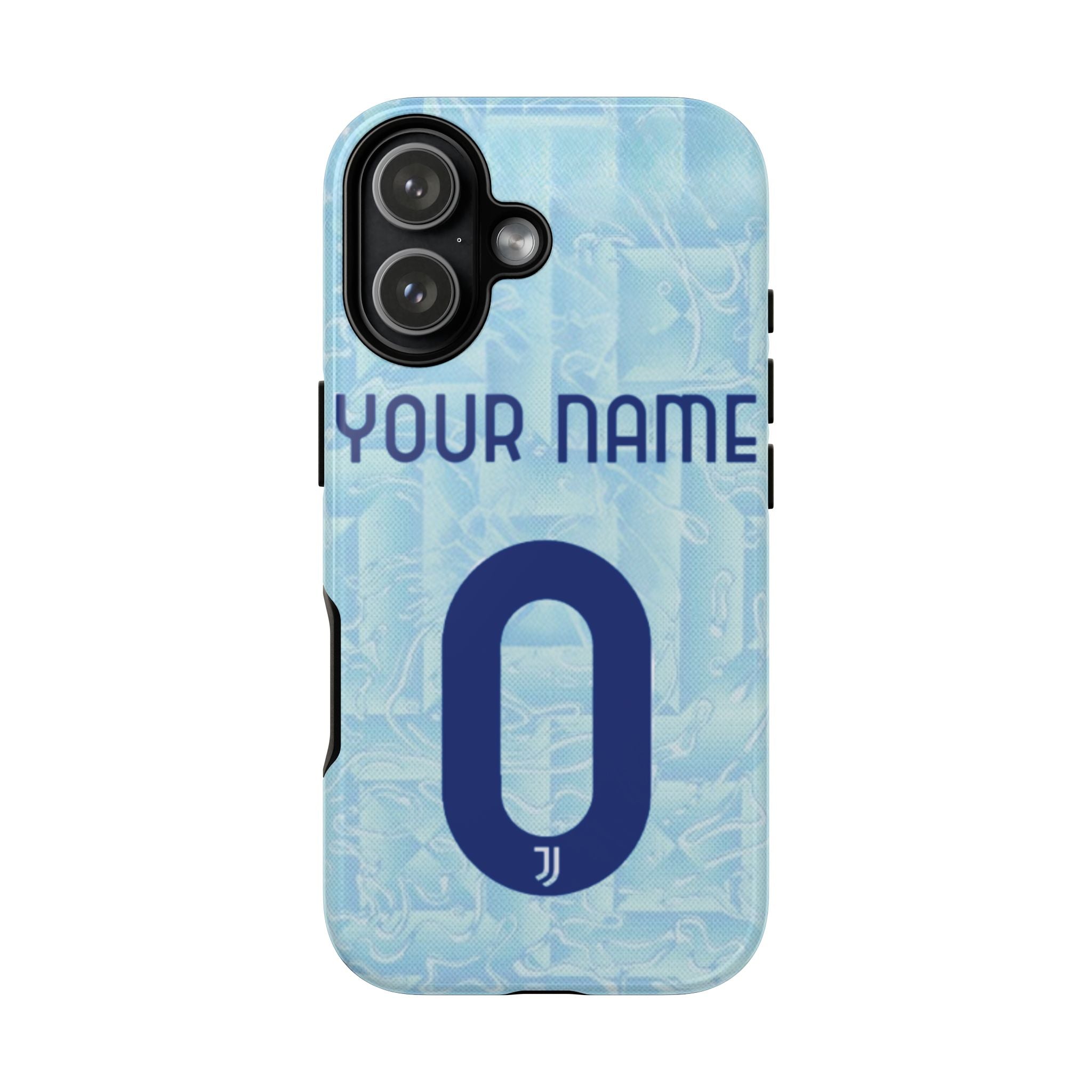 Custom Personal Back Number Jersey Juventus FC 2025/2026 Cup Soccer Team Inspire custom Sport Phone Case Collection for iPhone 17-11, Samsung S25-S21