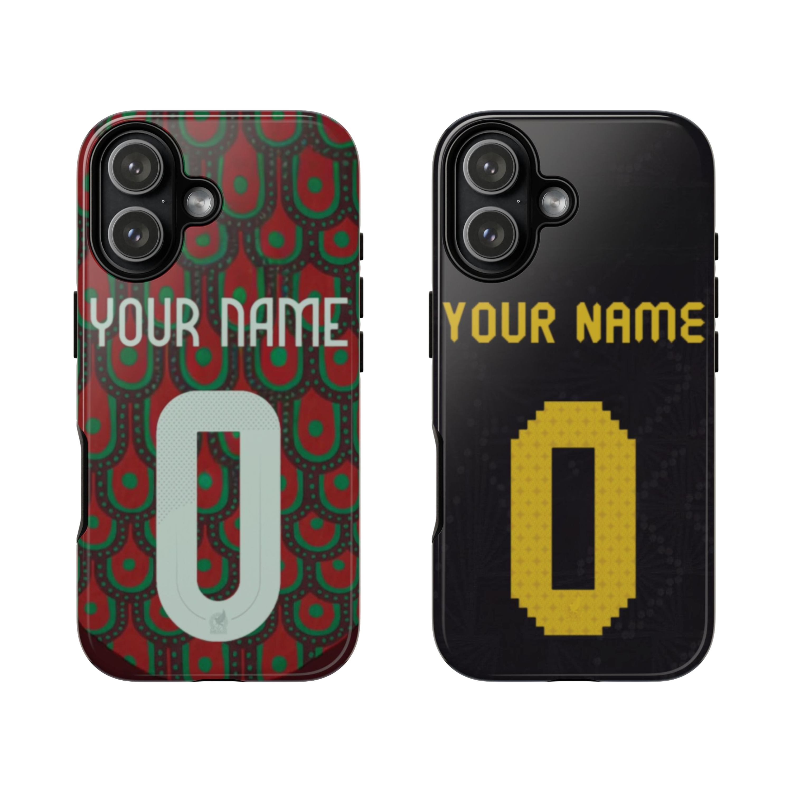 Custom Personal Back Number Jersey Mexico 2025 Gold Cup Soccer Team Inspire custom Sport Phone Case Collection for iPhone 17-11, Samsung S25-S21