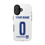 Custom Personal Back Number Jersey Olympique Lyon 2025/2026 Cup Soccer Team Inspire custom Sport Phone Case Collection for iPhone 17-11, Samsung S25-S21