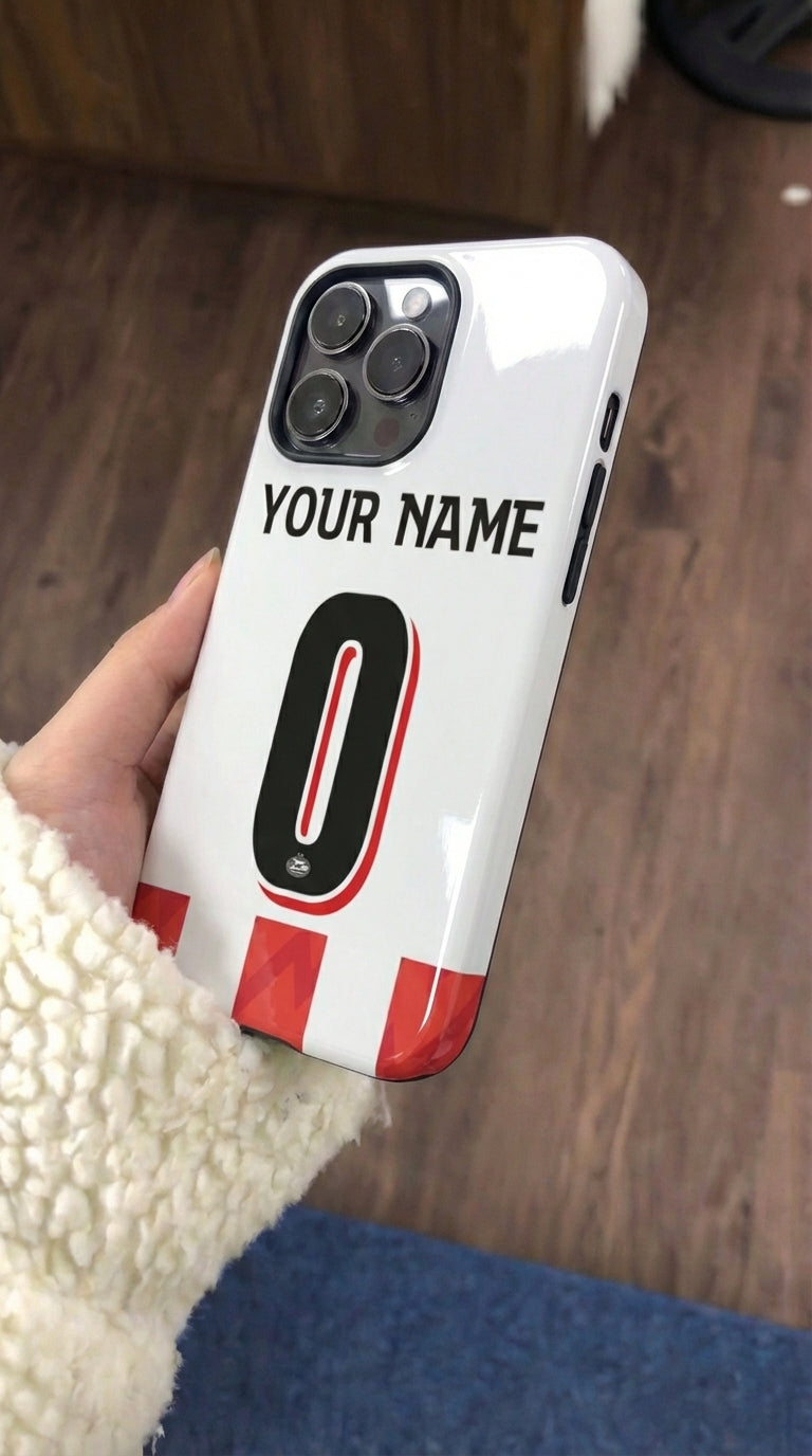 Custom Personal Back Number Jersey PSV 2025/2026 Cup Soccer Team Inspire custom Sport Phone Case Collection for iPhone 17-11, Samsung S25-S21
