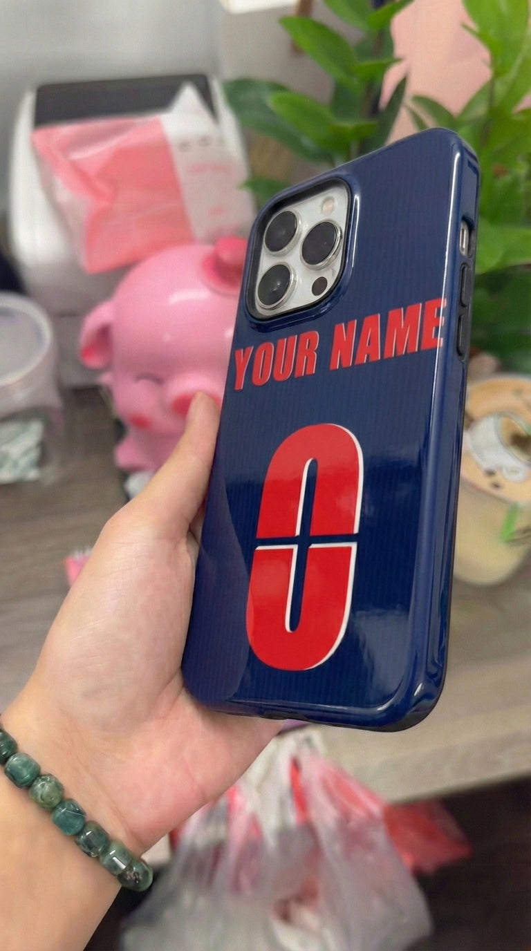 Custom Personal Back Number Jersey Paris Saint Germain 2025/2026 Soccer Team Inspire custom Sport Phone Case Collection for iPhone 17-11, Samsung S25-S21