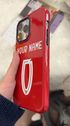 Custom Personal Back Number Jersey Portugal 2025 Soccer Team Inspire custom Sport Phone Case Collection for iPhone 17-11, Samsung S25-S21