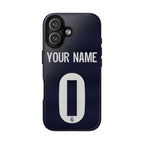 Custom Personal Back Number Jersey Real Madrid CF 2025/2026 Cup Soccer Team Inspire custom Sport Phone Case Collection for iPhone 17-11, Samsung S25-S21