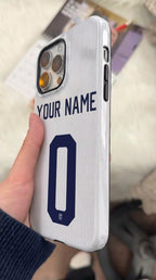 Custom Personal Back Number Jersey United States 2024 Soccer Team Inspire custom Sport Phone Case Collection for iPhone 17-11, Samsung S25-S21
