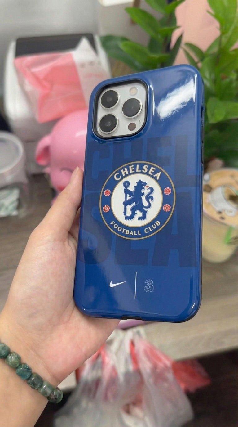 Chelsea Logo Soccer Team Inspire custom Sport Phone Case Collection for iPhone 17-11, Samsung S25-S21