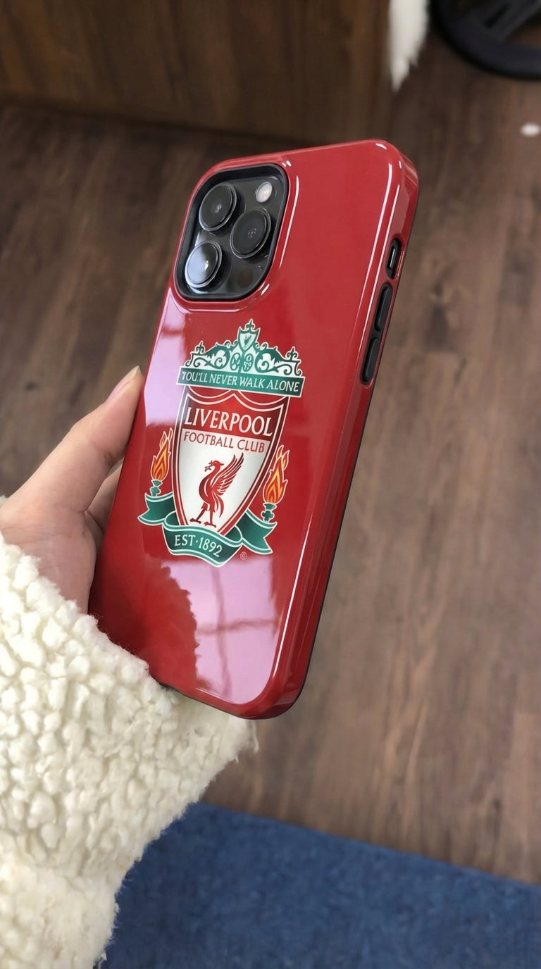 Liverpool Logo Soccer Team Inspire custom Sport Phone Case Collection for iPhone 17-11, Samsung S25-S21