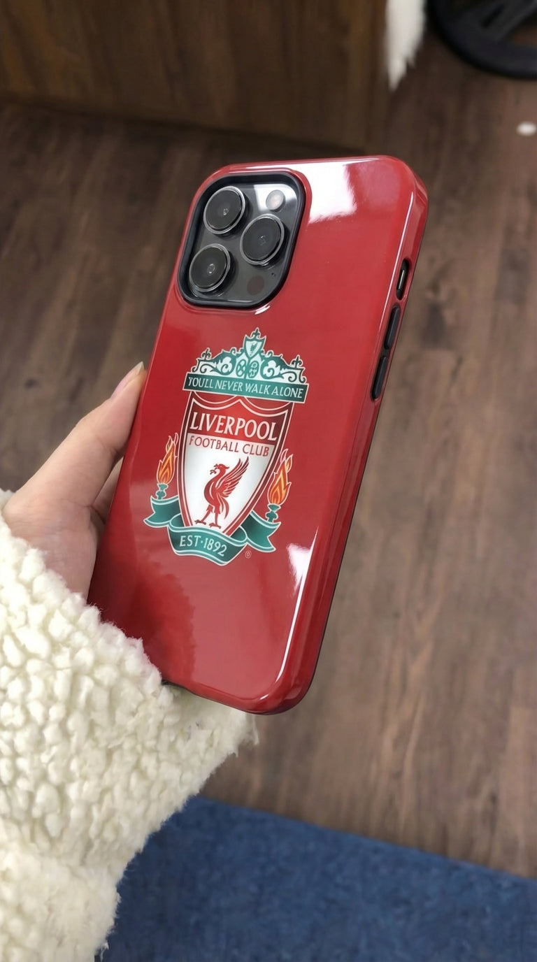 Liverpool Logo Soccer Team Inspire custom Sport Phone Case Collection for iPhone 17-11, Samsung S25-S21