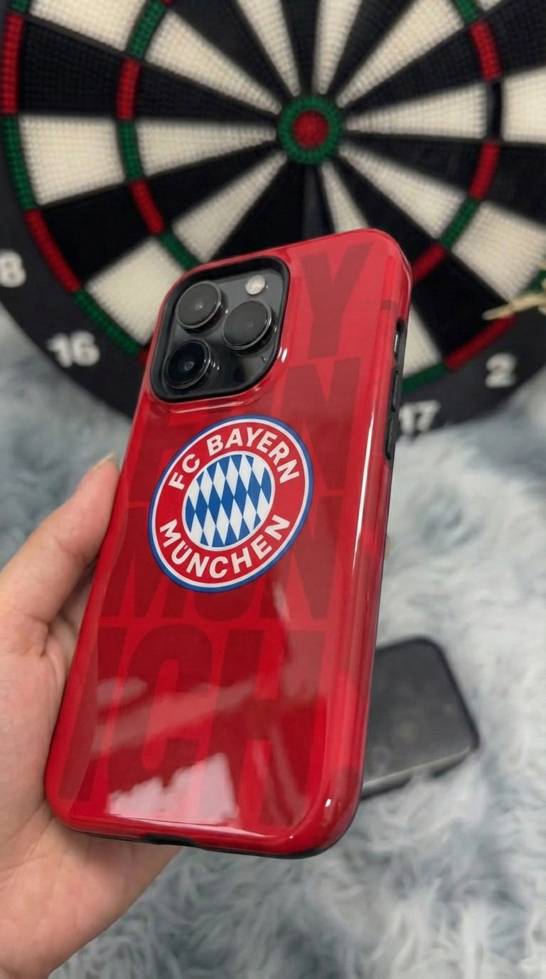 FC Bayern Munich Logo Soccer Team Inspire custom Sport Phone Case Collection for iPhone 17-11, Samsung S25-S21